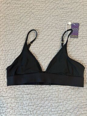Pepper Bra Ultra Fine Bralette Black, size small, brand new with tags
